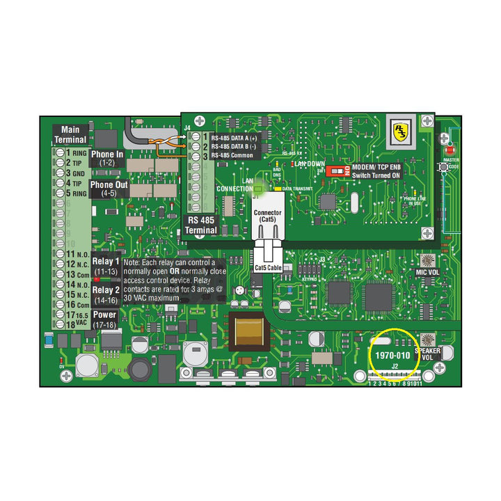 DoorKing 1970-010 Circuit Board for Doorking 1812 Access Plus